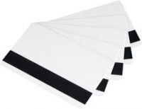 Carte ZEBRA PVC Blanc bande magnétique LOCO