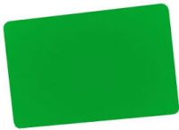 Carte ZEBRA PVC vert, 0,76 mm