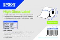 C33S045538 - Rouleau d'étiquettes continue EPSON High Gloss 102mm x 33m - TRAZA