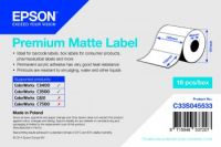 C33S045533 - Rouleau d'étiquettes EPSON Premium Matte 102mm x 152mm - TRAZA